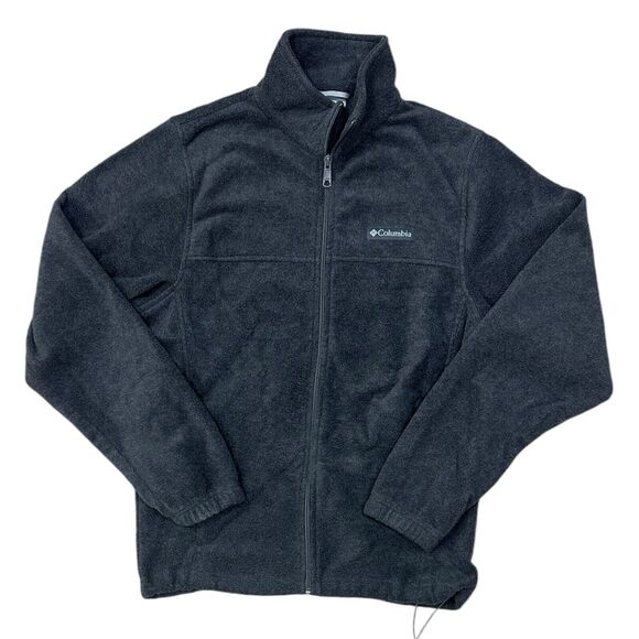 Columbia Other - Columbia Activewear Jacket Men's S Small Full Zip Fleece High Neck Charcoal Gray